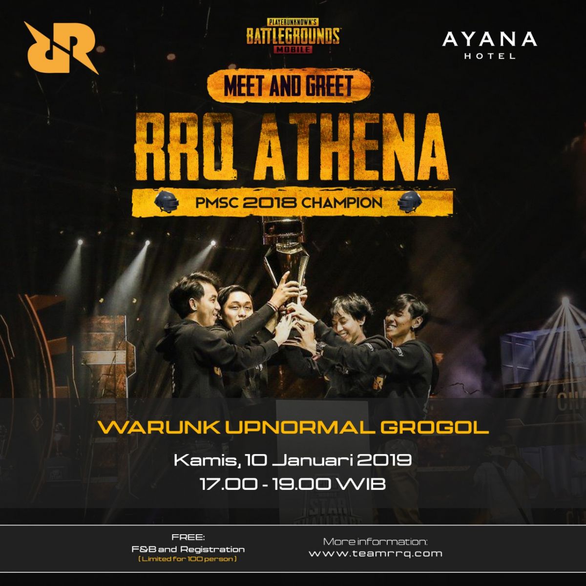 RRQ Athena Are Champions of The PUBG MOBILE Star Challenge 2018